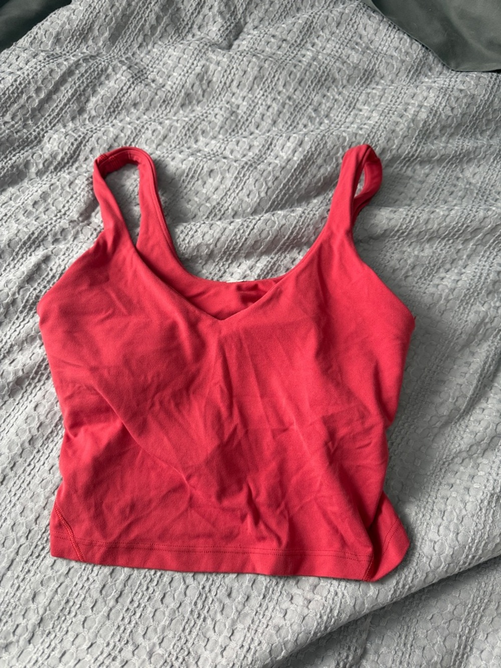 lululemon athletica Coral Scoop Neck Crop Tank
